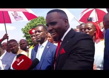 JOEL SSENYONYI’S SPEECH AFTER  SUBMITTING HIS FORMS