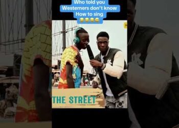 Who told you westerners can’t sing😅 #funny #viralvideo #comedy #uganda