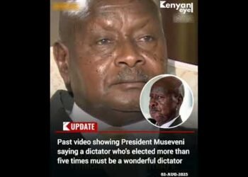 Ugandans Elect me because they love me 😡, President Museveni I’m not a dictator. #kenya #uganda