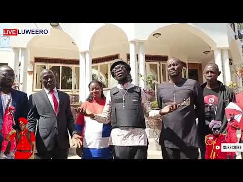 President Bobi Wine First Adress before heading to Luweero