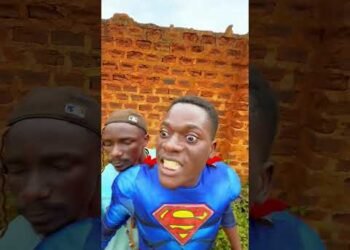 Ugandan superman 🤣 #funny #comedymove #comedyfilms