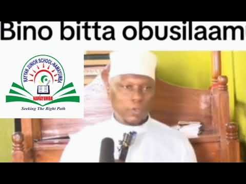 BINO BITTA OBUSIRAAMU NOKAFUWALA. SH. DR. ADAM SSENJALA