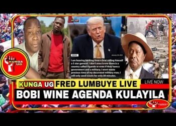 FRED LUMBUYE LIVE: BOBI WINE AGENDA KULAYILA AMERICA EKAKASIZA WETWOGERELA