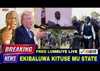 FRED LUMBUYE LIVE: EKIBALUWA EKIKAMBWE KITUSE MU STATE HOUSE BATANDISE OKUSATIRA