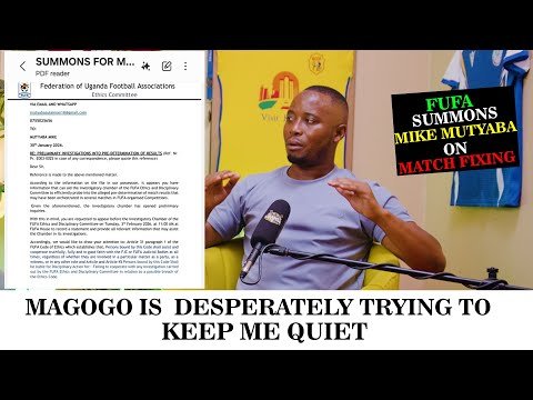 MAGOGO IS TRYING TO BLACKMAIL ME WITH MATCH FIXING ALLEGATIONS – MIKE MUTYABA