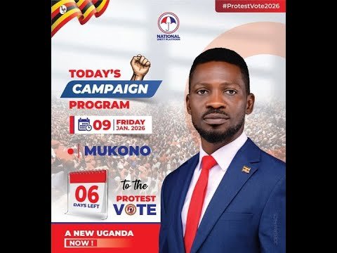 LIVE:UPDATES H.E PRESIDENT BOBI HEADING TO MUKONO TODAY#live #bobiwinetoday