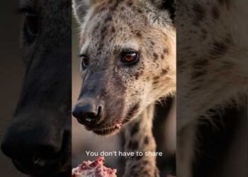 The greedy hyena. #animals  #YouTubeShorts #comedyvideos#uganda #wildlife #shortvideos #CapCutStory