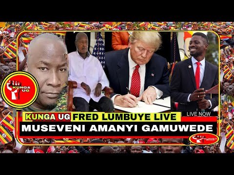 FRED LUMBUYE LIVE: MUSEVENI KAWEDEMU EBINTU BIMUSOBEDE OLUVANYUMA LWEKIWANDIKO