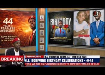 LIVE: H.E. Bobi Wine 44th Birthday Celebrations & Fundraising for Families of Political Prisoners.