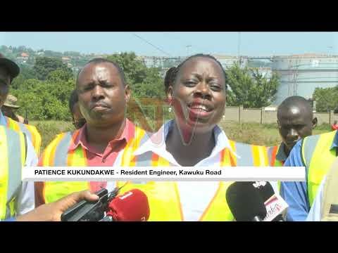 Katumba inspects ongoing works, decries delays