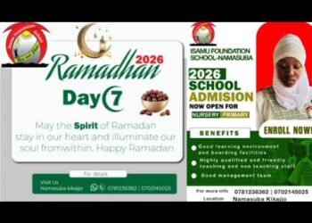 SALAT TARAWEHE 2026 NIGHT 7. ISAMU FORUNDATION SCHOOL