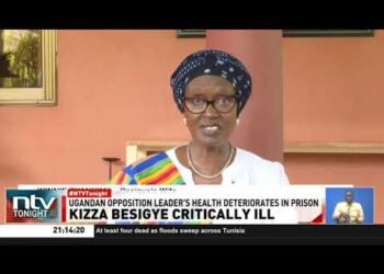 Uganda opposition leader Kizza Besigye critically ill in prison, says wife Winnie Byanyima