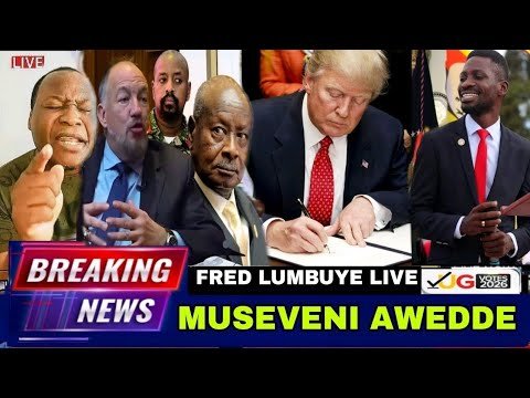 FRED LUMBUYE LIVE: MUSEVENI YEGAYILIDE AMERICA EMULEKE TRUMP ABIGANYE SAAGALA KWOGERA NAWE