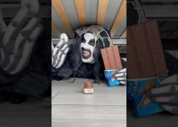 Monster needs big Nutella for chocolate 🍫😂 #shorts