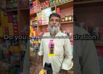 Trying Prime Hydration Drink for the First Time😭#shorts