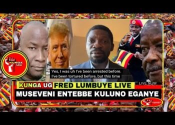 FRED LUMBUYE LIVE: MUSEVENI ENTEBBE KULUNO AKILIZA BOBI WINE YAMWETOLOLA DDA AMERICA ESALAKO