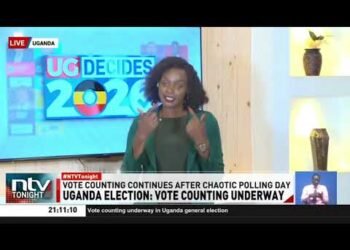 Vote counting underway in Uganda after election day that saw millions of voters cast their ballots